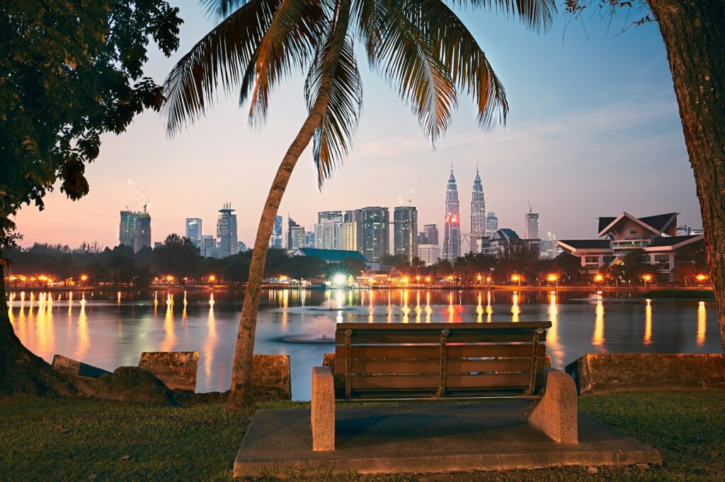 Kuala Lumpur at the sunrise